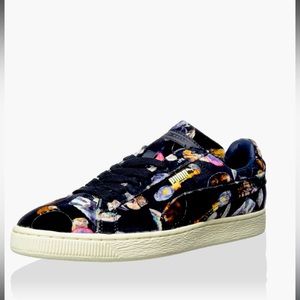 Puma Men's Basket Classic Lowtop Sneaker, Midnight 10.5